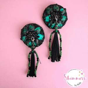 Shimmers - Big Diamonds Black/Green