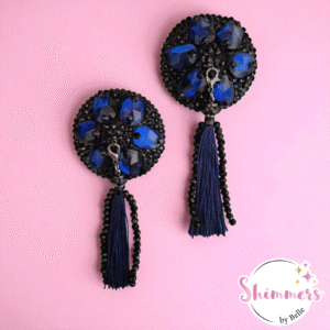 Shimmers - Big Diamonds Black/Blue
