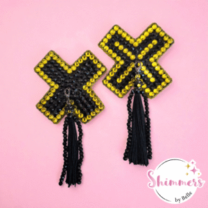 Shimmers - Cross Black/Yellow