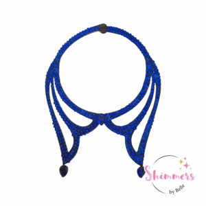 Shimmers Necklace Wings/Blue