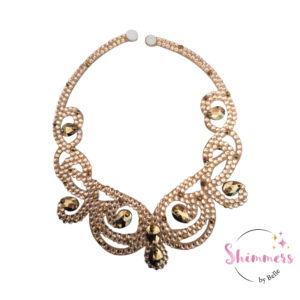 Shimmers Necklace Swirl/Gold