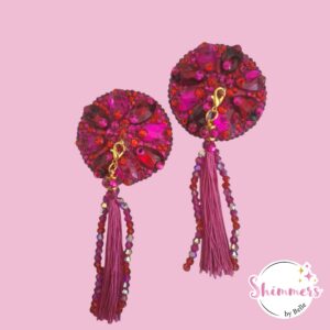 Shimmers - Big Diamonds Pink/Red