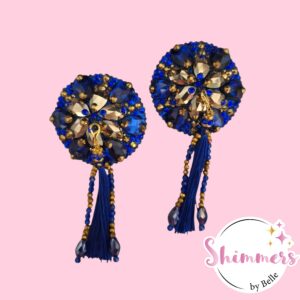 Shimmers - Big Diamonds Royal Blue/Gold